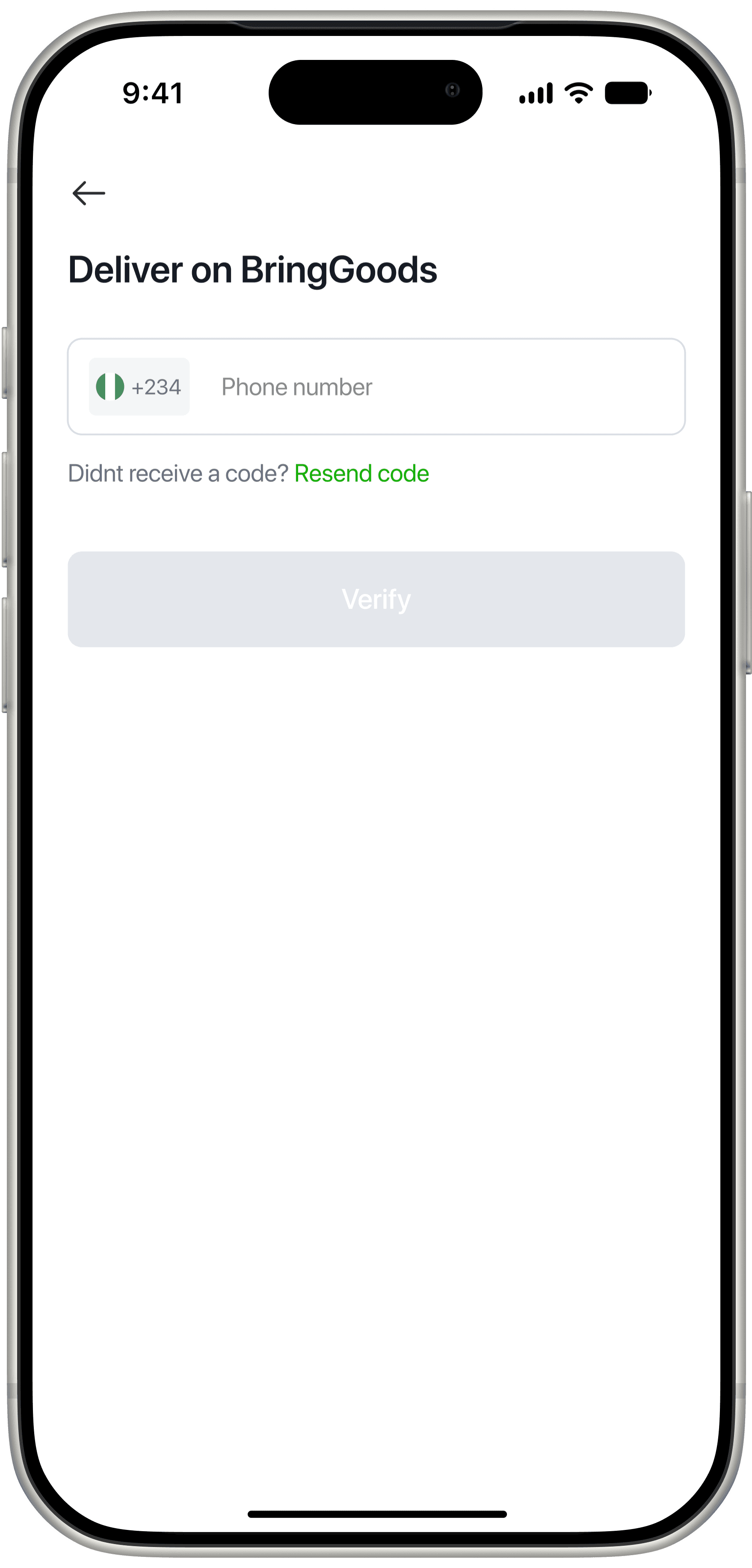 Verify your number