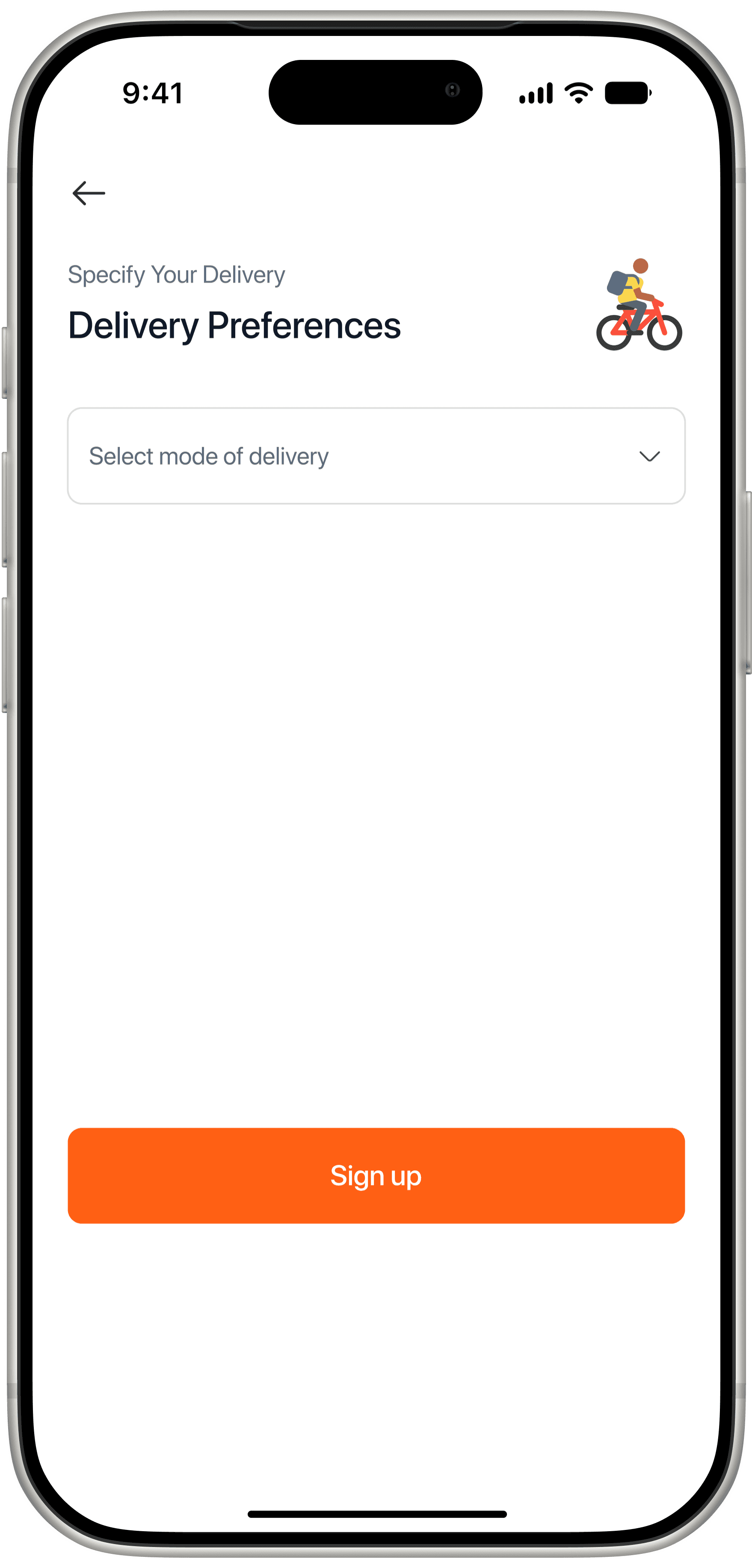 Set delivery preferences
