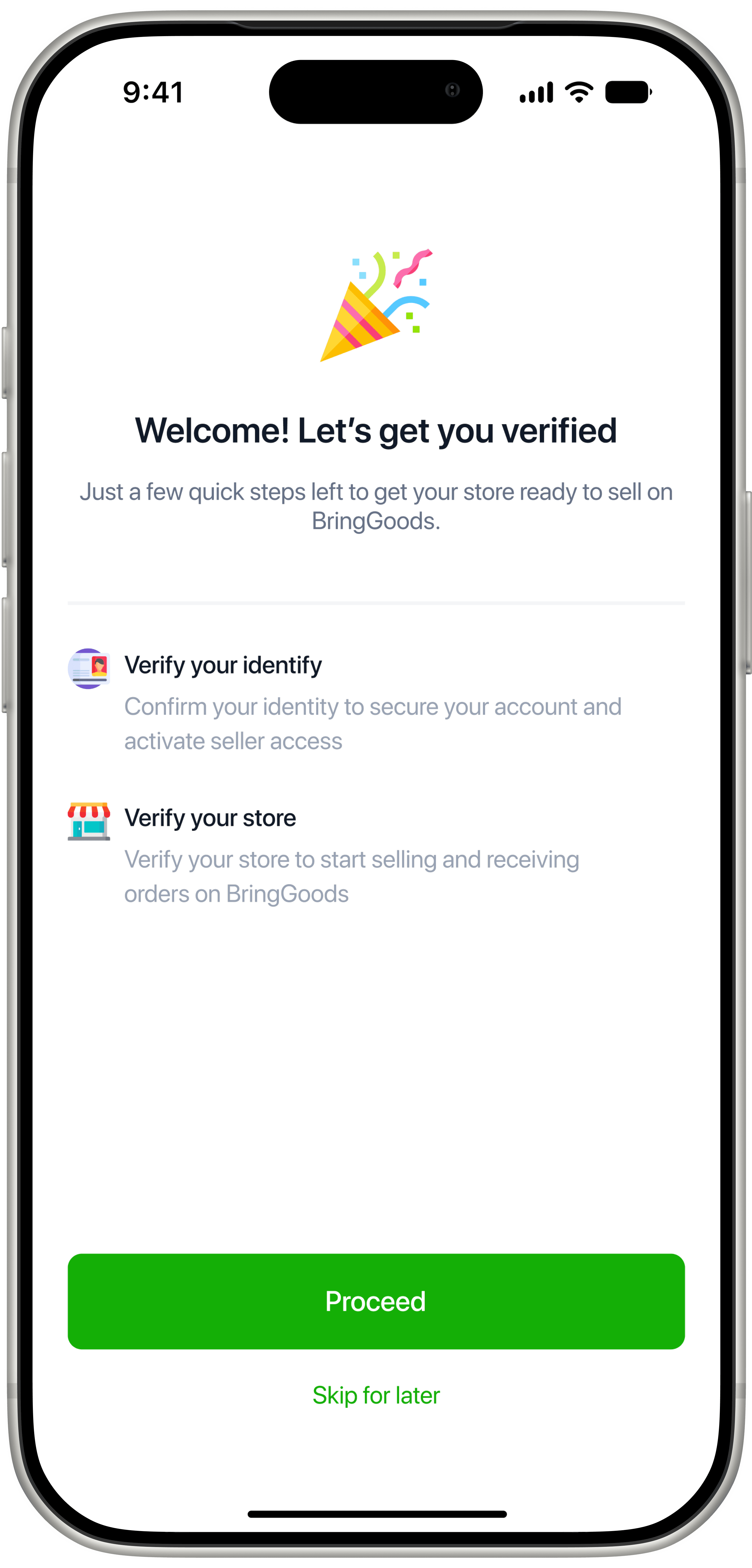 Get verified