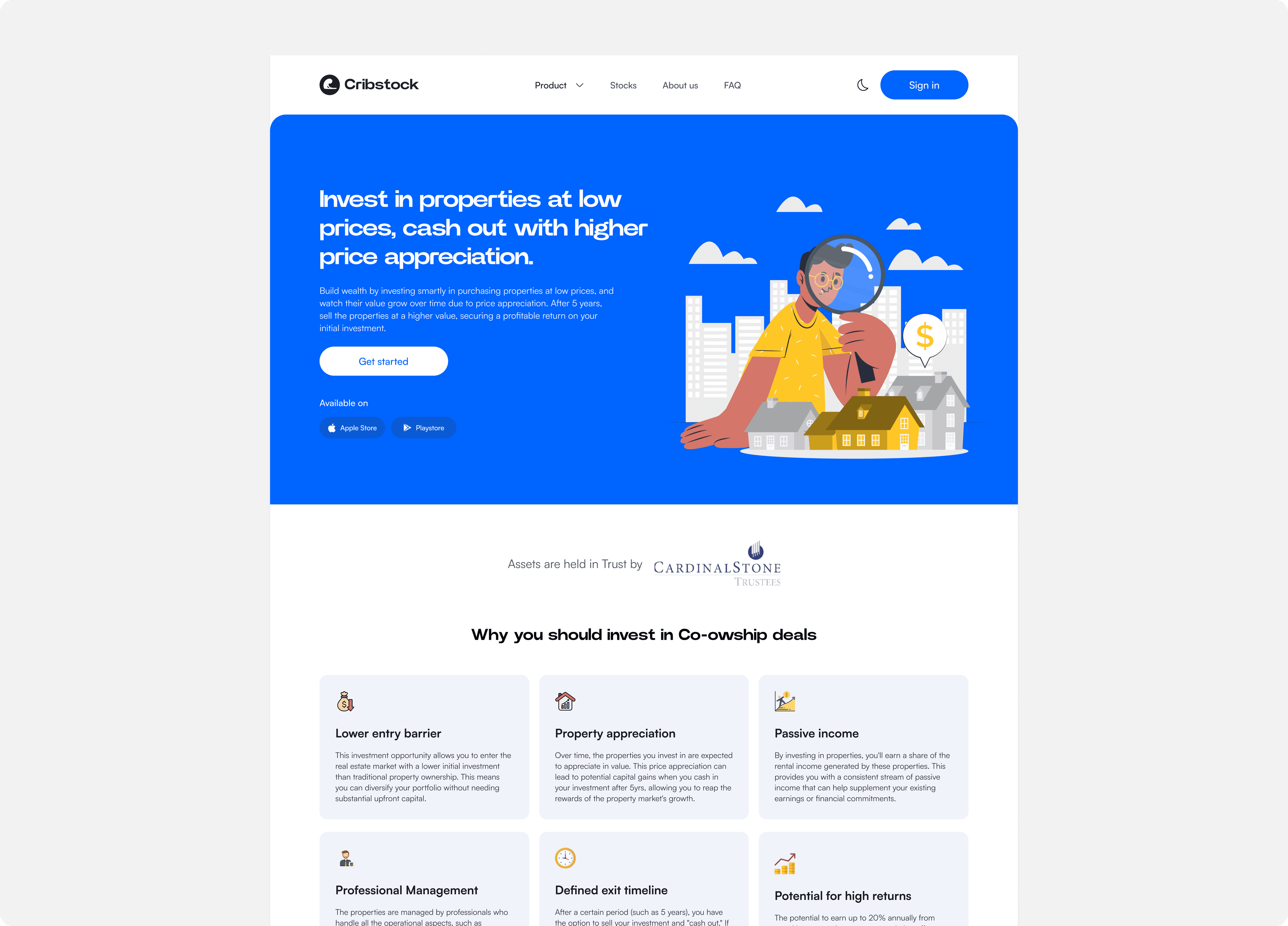 Co-ownership page